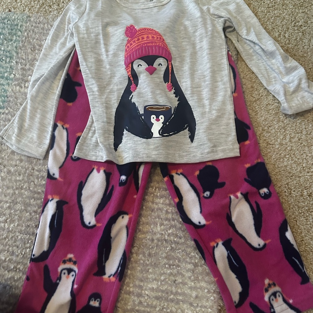 Brand new without tags, Carter’s fleece pants penguin pajamas